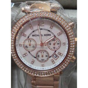 Michael Kors Rose Gold Chronograph Women's Watch MK5491